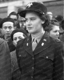 Femme de l'armée américaine, ALGER, 1943.