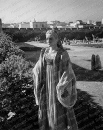 Tournage Othello, Safi 1950 Suzanne Cloutier dans le rôle de Desdémone, Safi